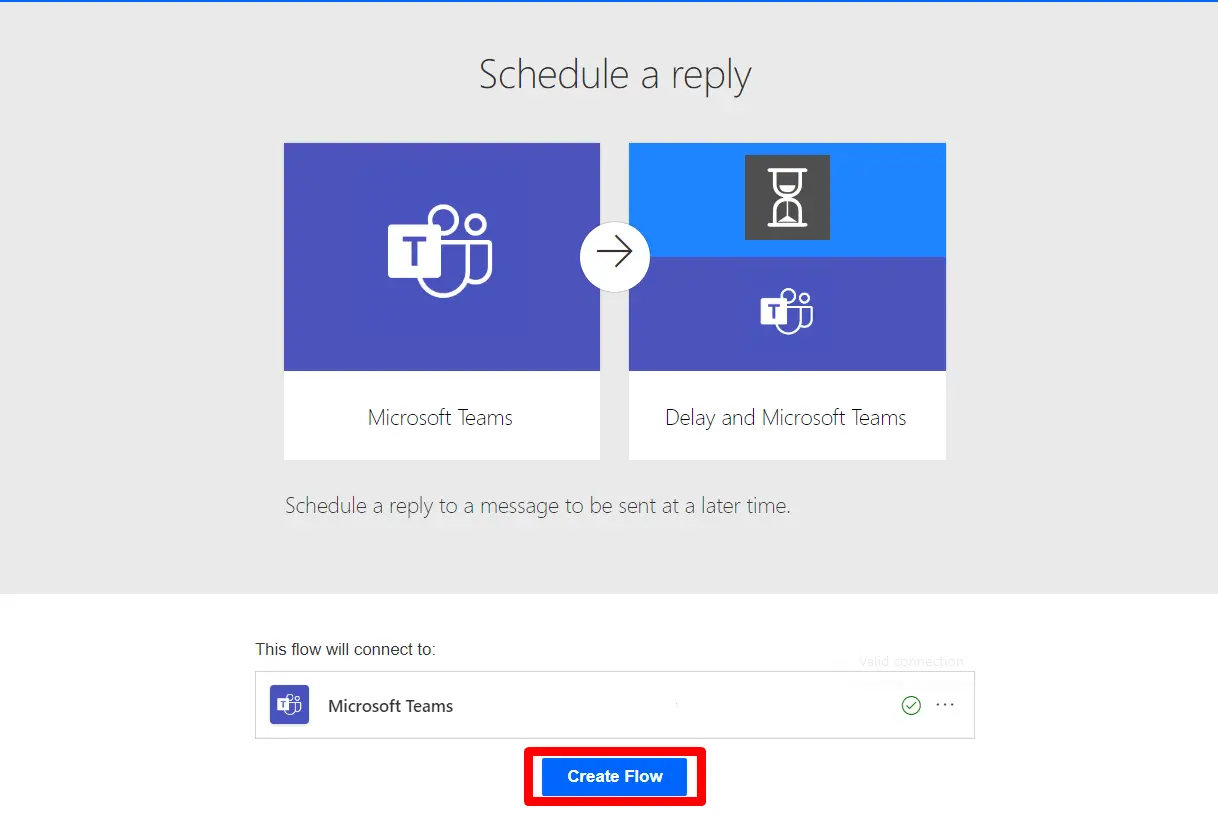 Creating a Basic Flow using template Creating a Basic Flow using template
